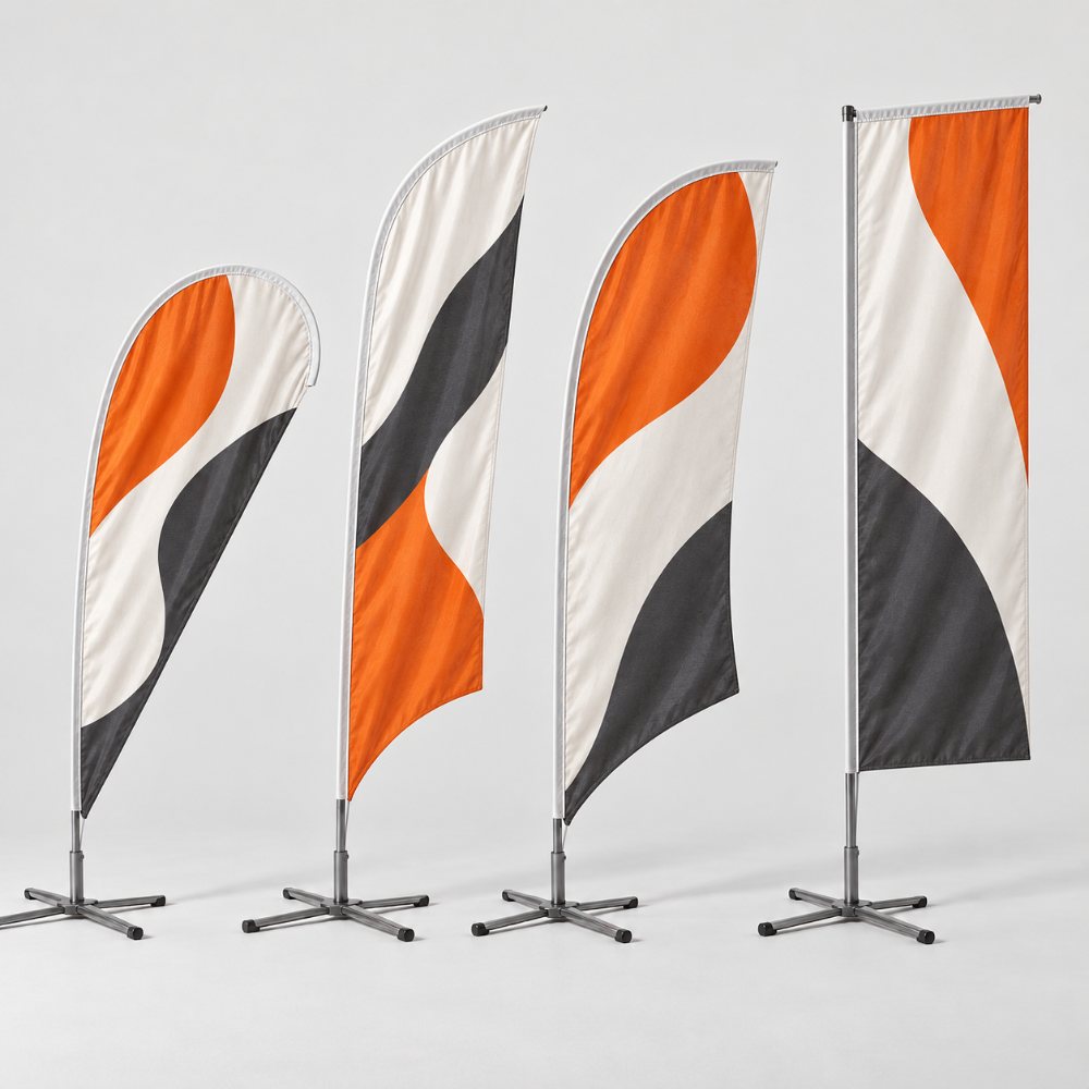 Beach flags & drapeaux