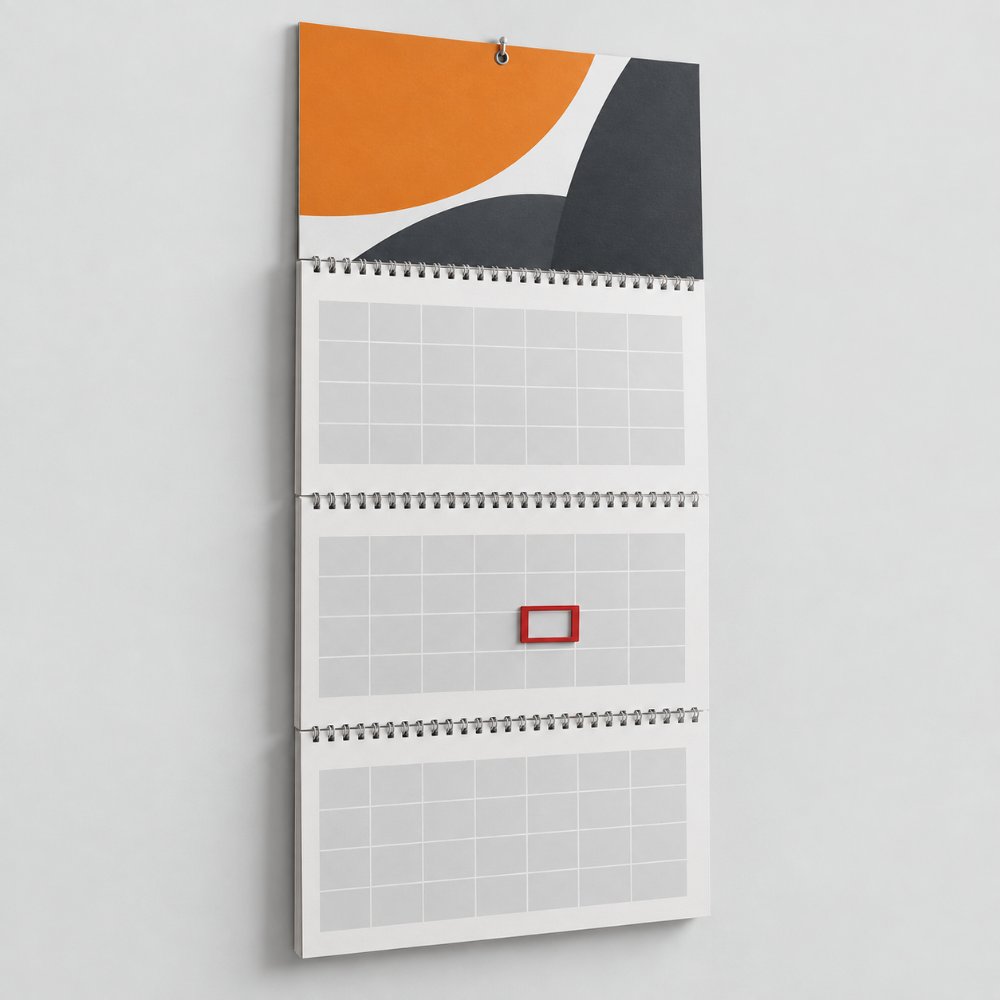 Calendrier multiblocs (3 mois)